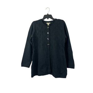 Harold's Women's Black Knitted Cardigan